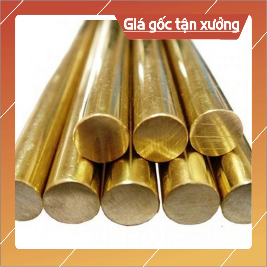 Đồng Thau Tròn ( Láp Đồng Thau) Vàng 5 Kích Thước