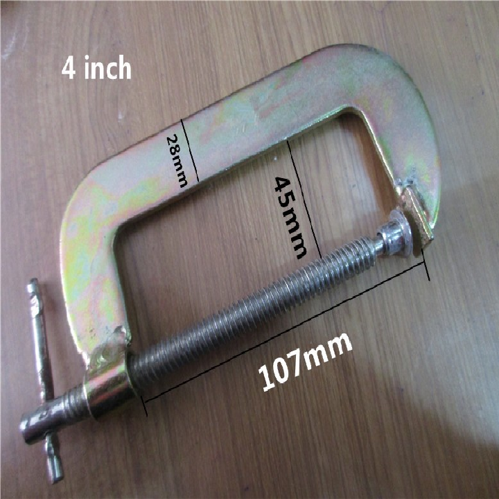 CẢO VAM CHỮ C 4 INCH KẸP MAX 100 MM