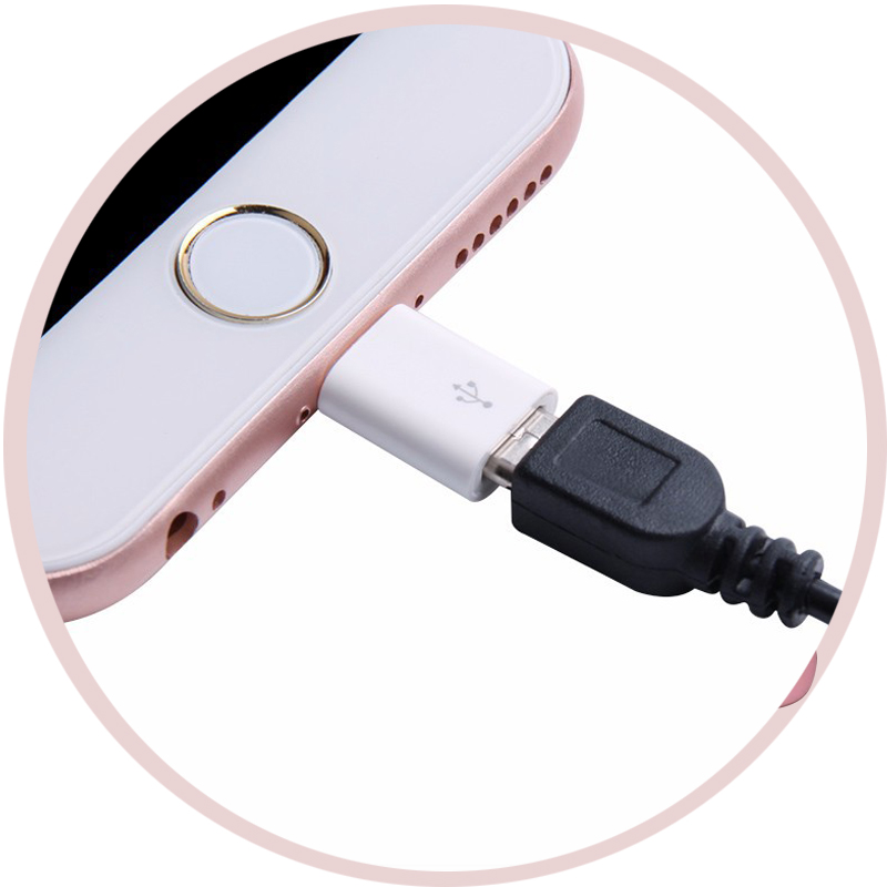 [HCM]Đầu chuyển đổi Micro USB sang USB Type C (màu trắng)