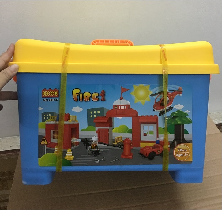 COGO - 6814 Mô hình  lớn Cứu Hỏa (76 viên)