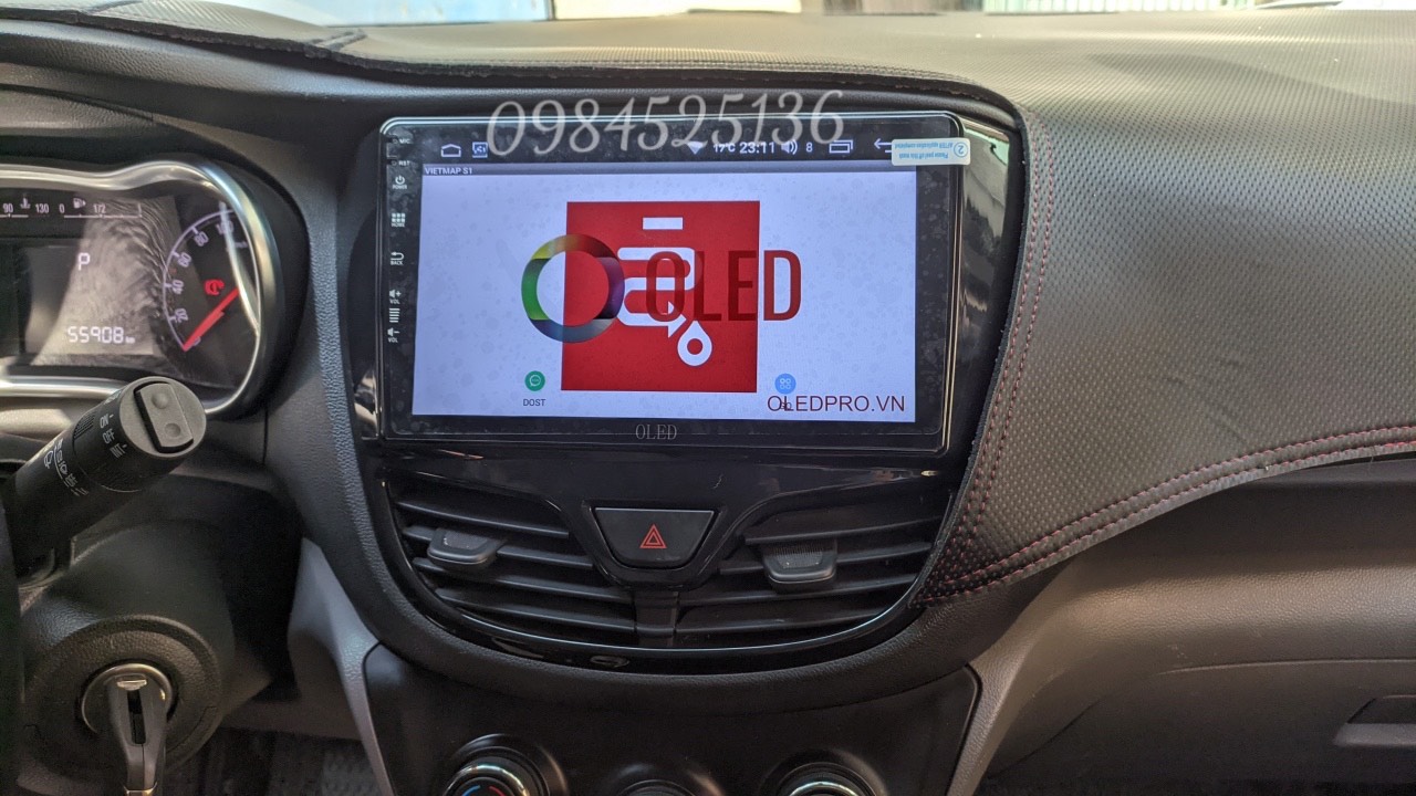 [INSTALLATION SUPPORT ] Android OLED Screen C2 NEW WIFI Version. Android car screen view Vietmap, GPS directions, with ENGLISH, speed warning car screen. Cheap car screen.