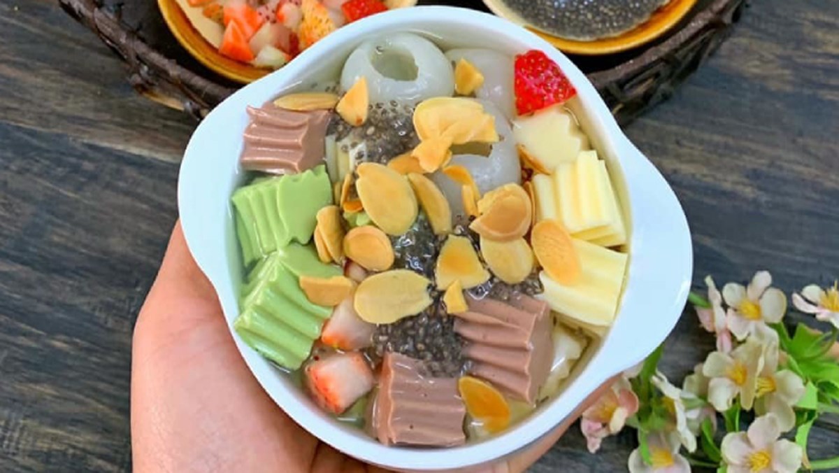 Chè khúc bạch 3 màu thơm ngon -set 350gam