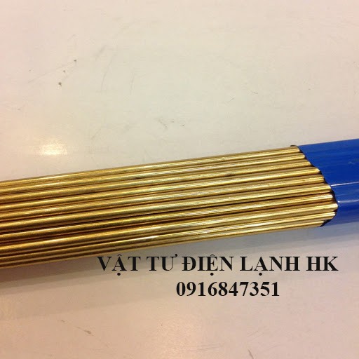 Que hàn đồng thau tròn dài 1m các size cỡ phi GERMANY HS221 - Hàn bù Tig - Que hàn tròn 1000mm