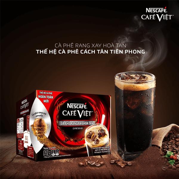 Cà phê đen hòa tan NesCafe Café Việt bịch 35 gói