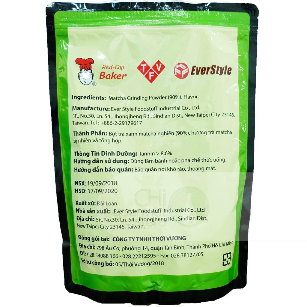 Bột trà xanh Matcha Đài Loan Everstyle 500g