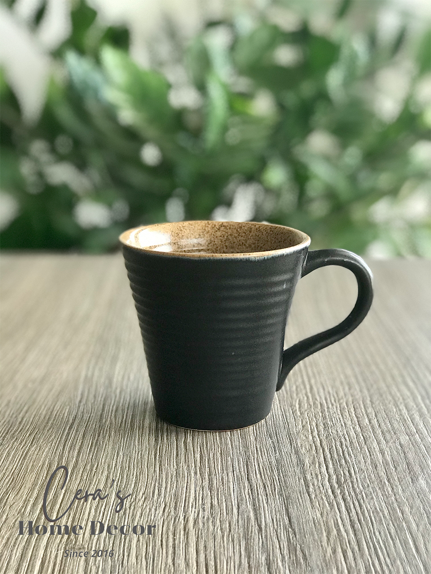 Ly / Cốc trà - cà phê men nâu Gốm Bát Tràng