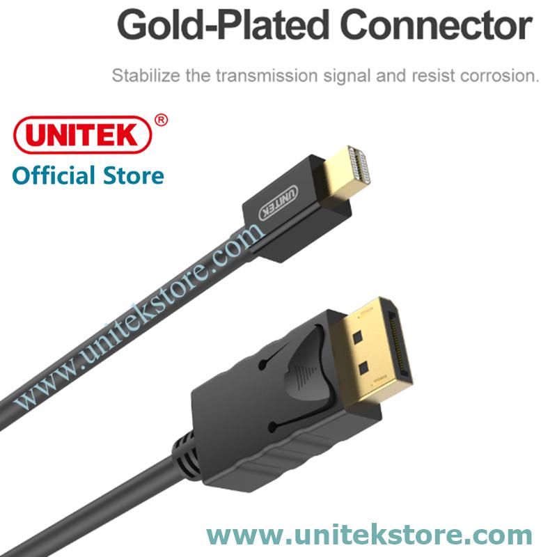 [UNITEK STORE] CÁP CHUYỂN MINI DISPLAYPORT SANG DISPLAYPORT DÀI 2M UNITEK (Y-C 611)