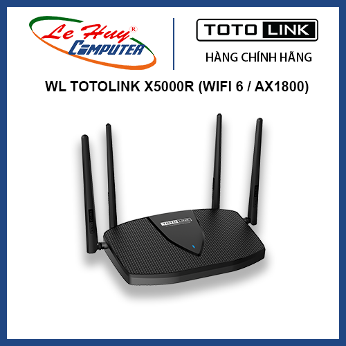 Router Wifi 6 Totolink X5000R Chuẩn Ax1800