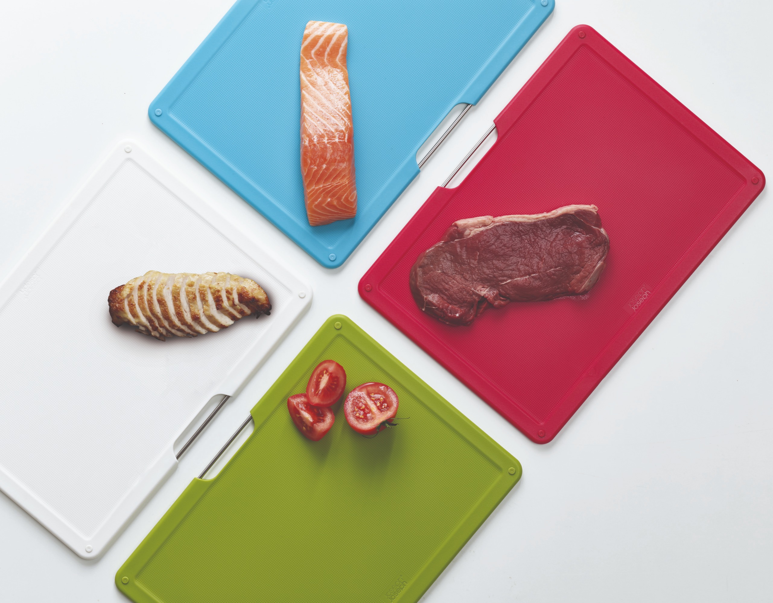Joseph Joseph Folio Silver Large Premium Cutting Board Set - 002096