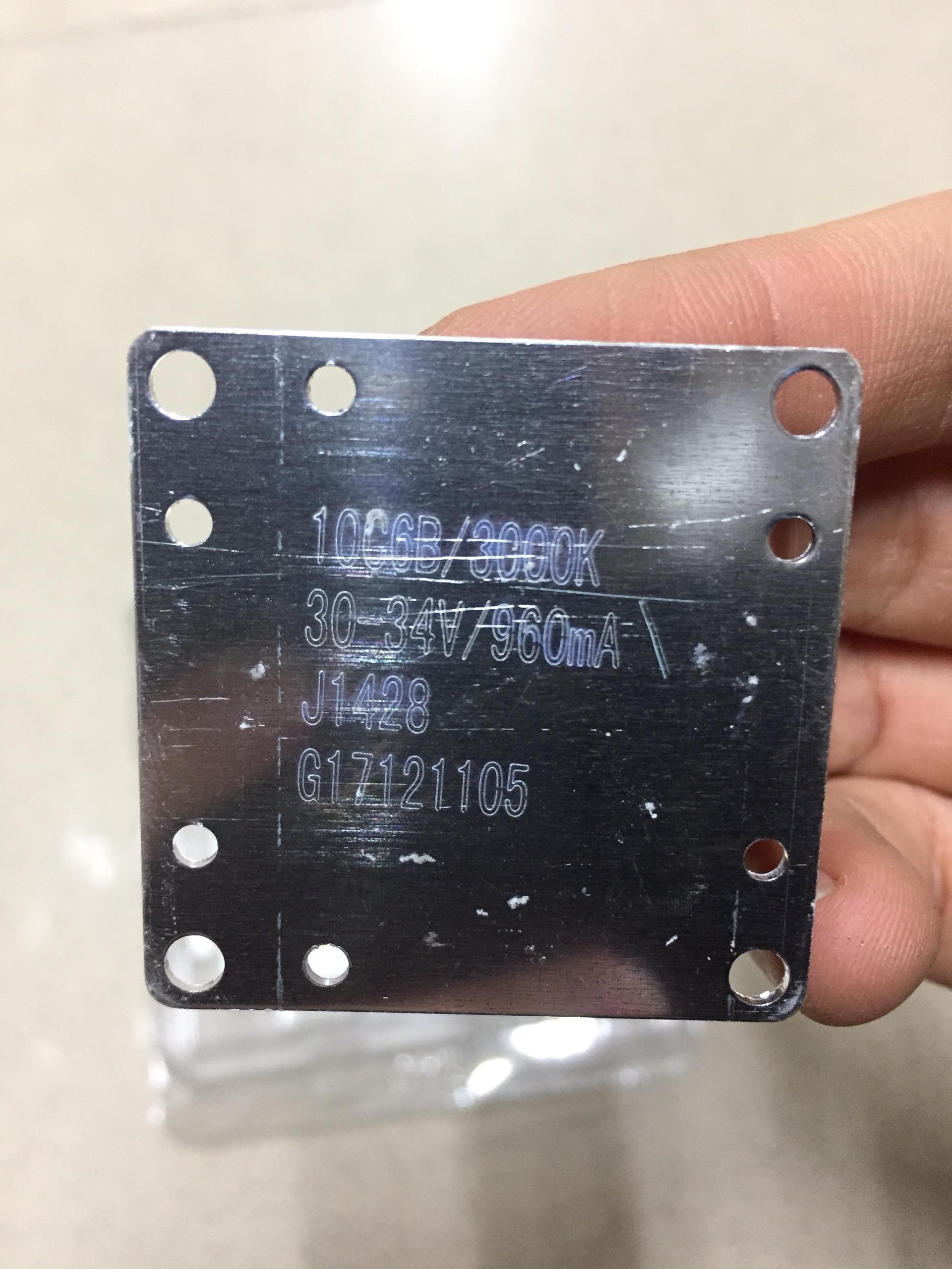 Chíp Epistar COB 30W, 25*25mm (Outdoor)HF4027 lắp ráp đèn LED