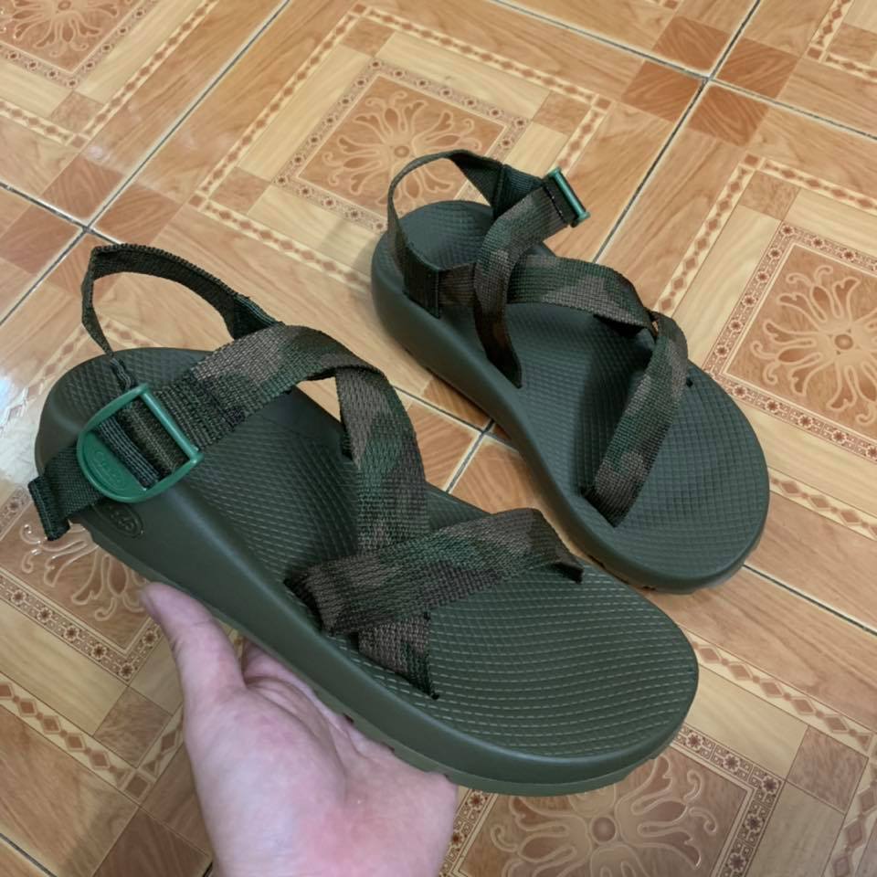 Dép Sandal Nam Chaco Rằn Ri Đế Thơm Mã D101