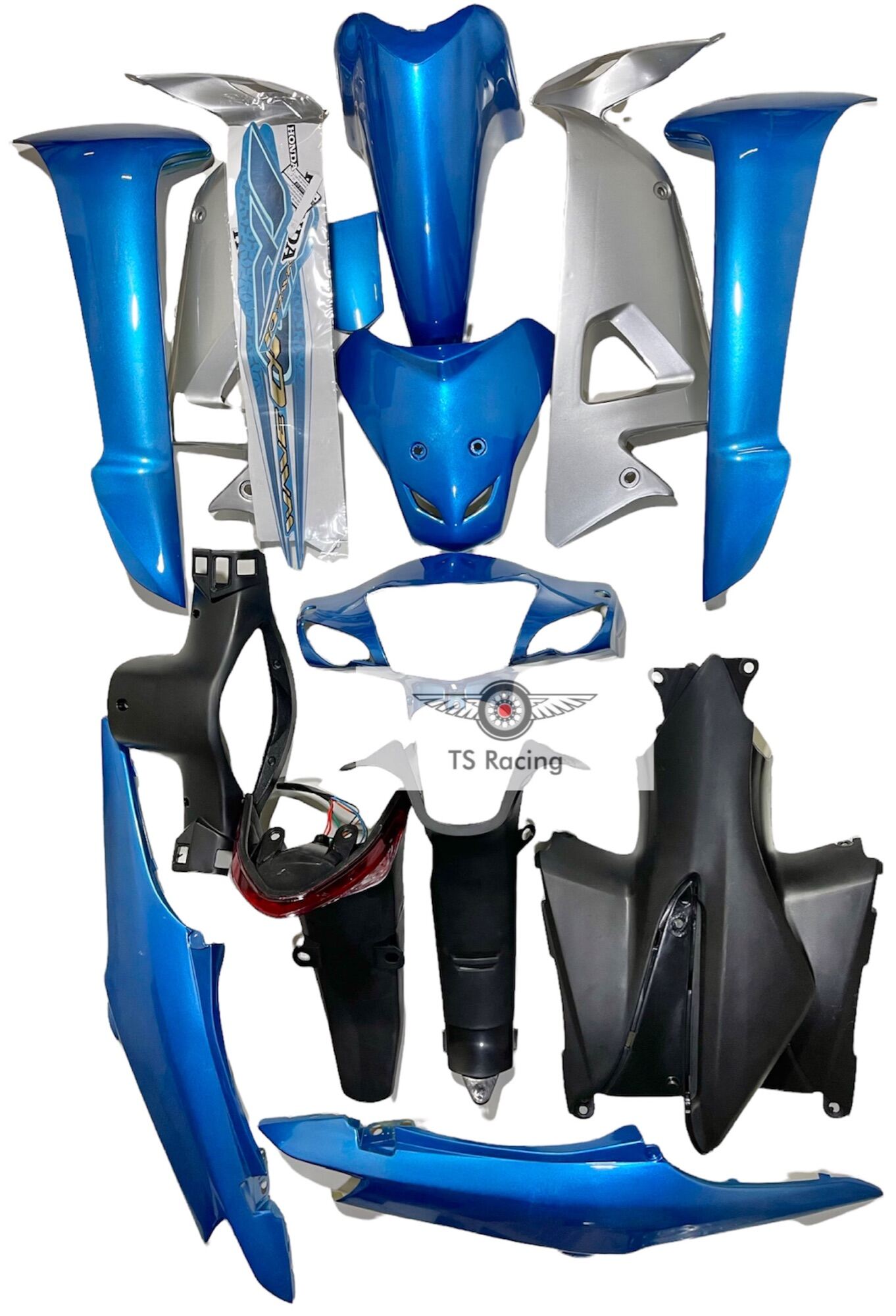 Dàn áo wave a xanh dương - tặng team 3 lớp
