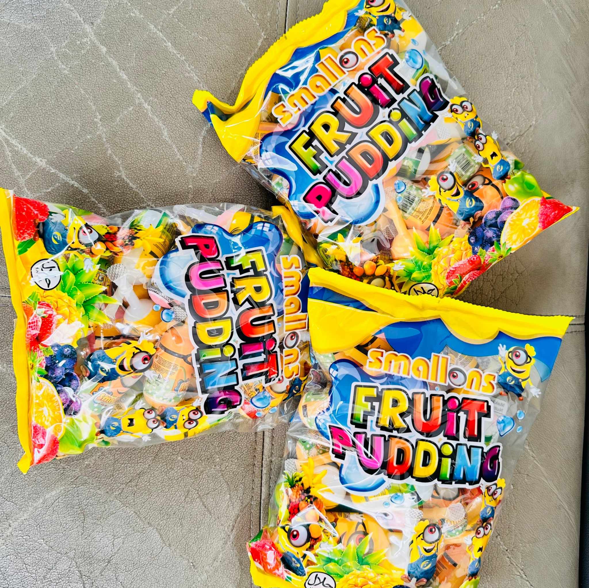 THẠCH PUDDING MINION VỊ TRÁI CÂY SIÊU CUTE CHO BÉ ( GÓI 840G)