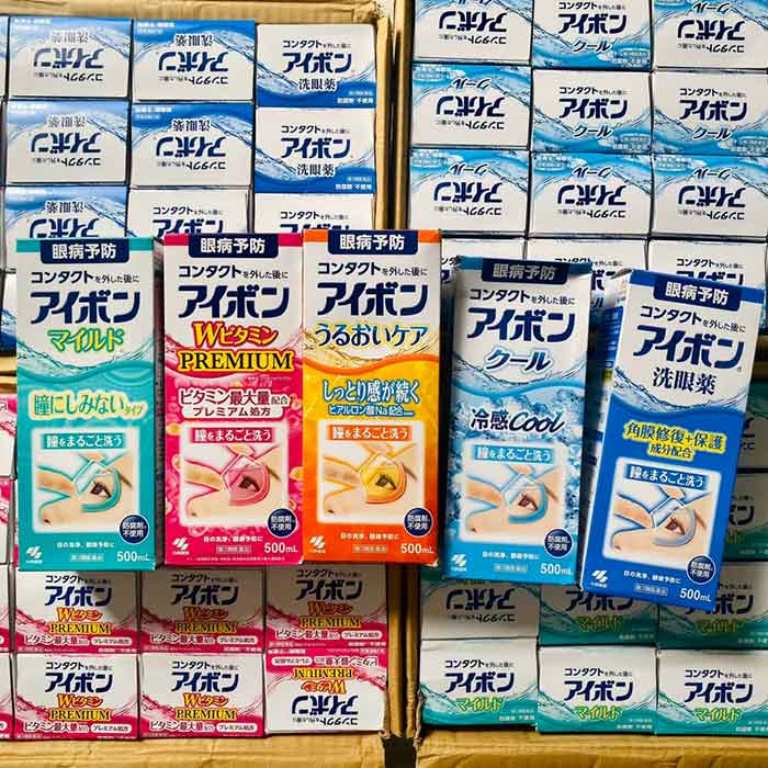 Nước Rửa Mắt Nhật Bản Eyebon Kobayashi , Chai 500ml