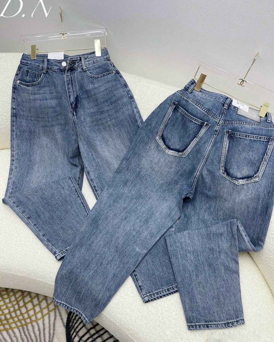 Quần Jean Baggy xanh