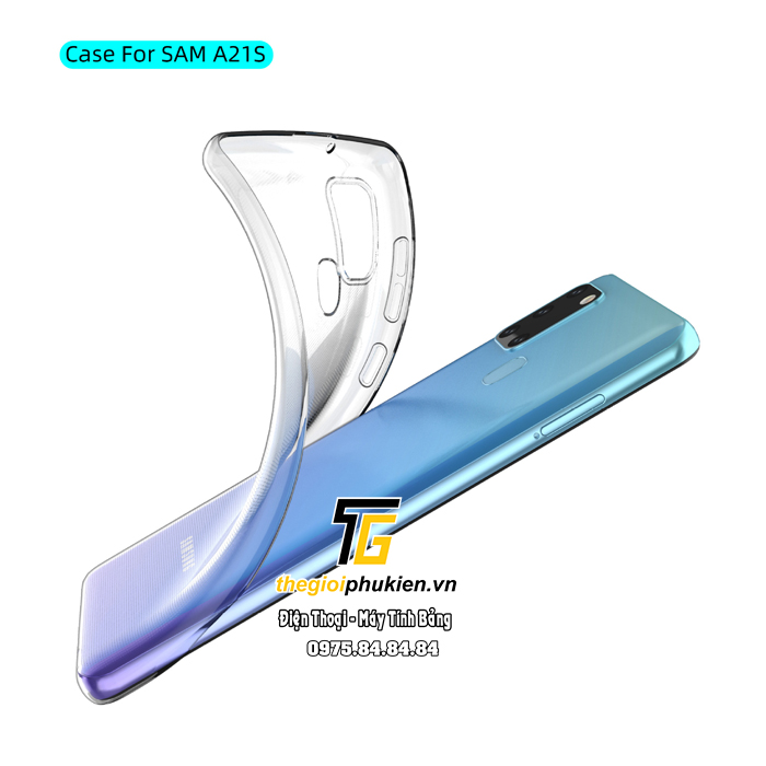 Ốp lưng Samsung Galaxy A21S dẻo trong siêu mỏng 0.5 mm