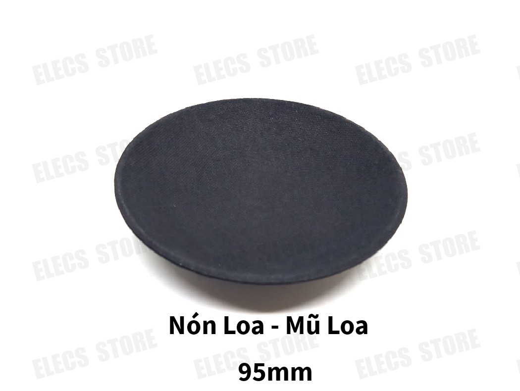 Nón Loa, Mũ Loa Cỡ 95mm, Đen Bóng (1 Cái)
