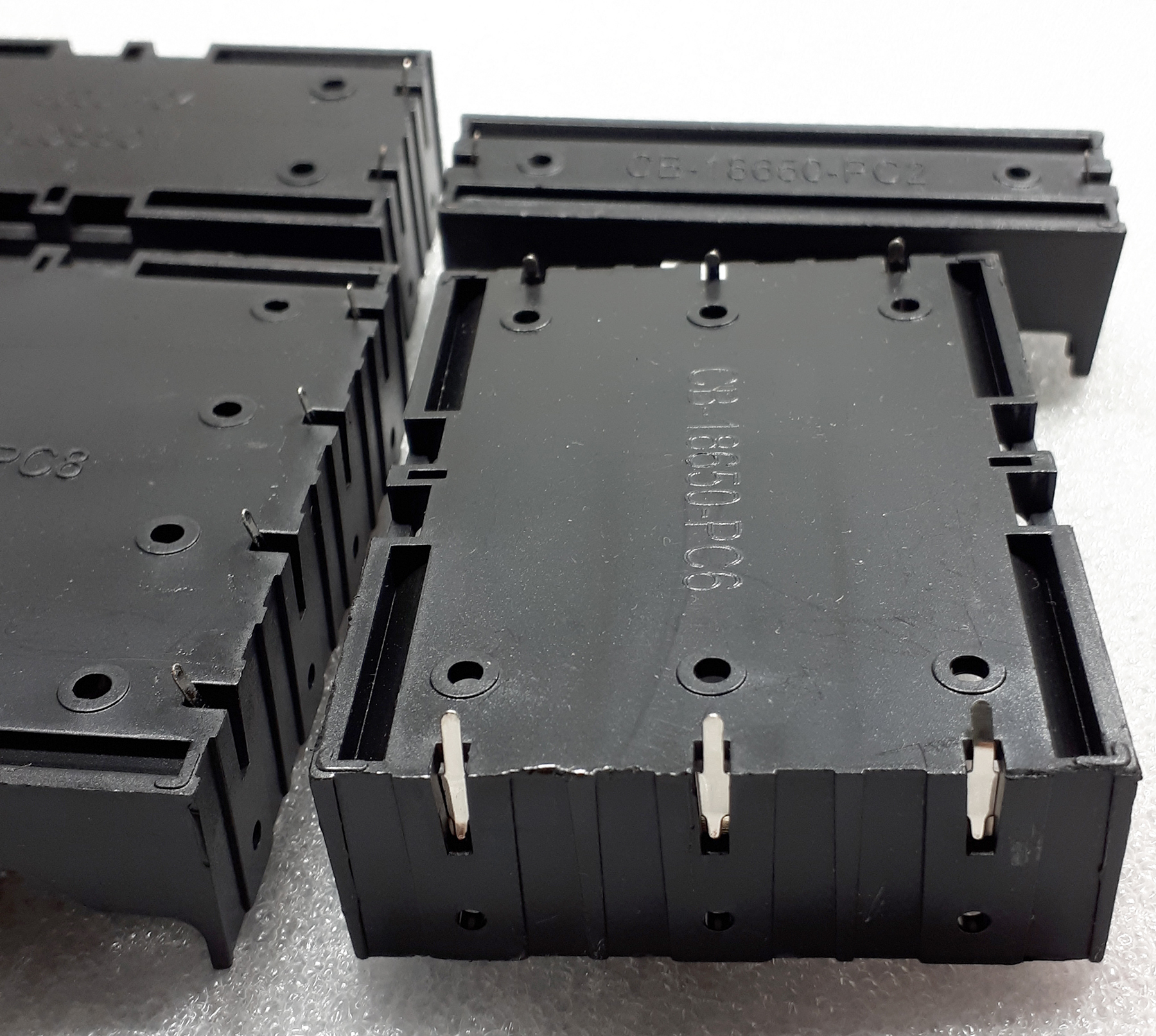 Đế Pin 18650 loại chân cho hàn mạch – 1/2/3/4 Pin