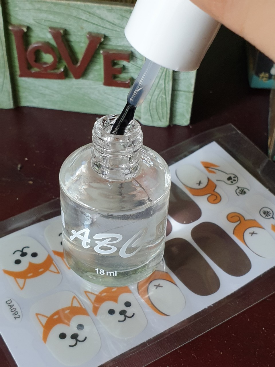 Sơn móng tay bóng không màu 18ml