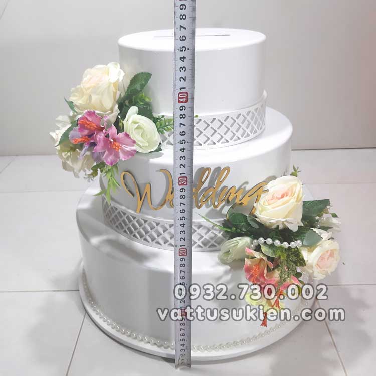 【Chất Lượng】Thùng Tiền Bánh Kem 3 Tầng