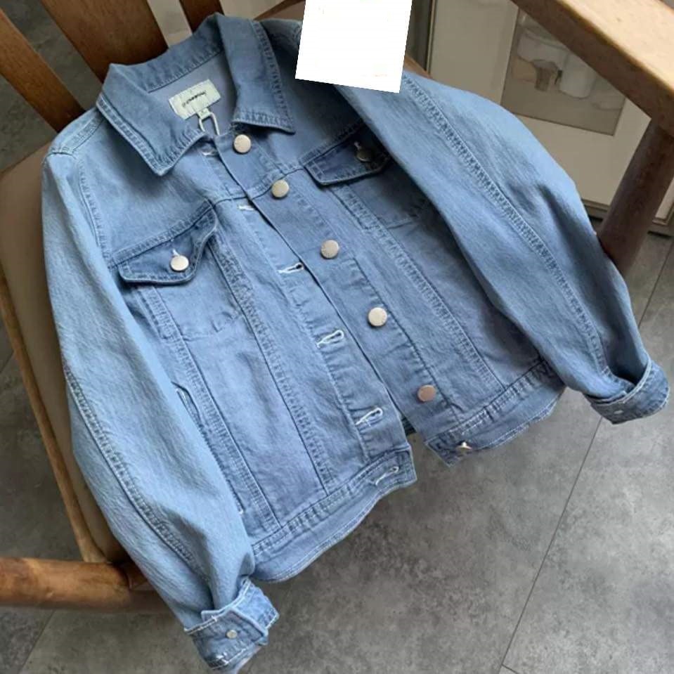 ÁO KHOÁC JEAN XANH NHẠT TRƠN NAM + NỮ ĐƠN GIẢN LUÔN HOT P1-104