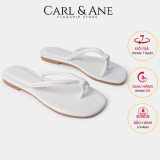 Carl & Ane - Dép xỏ ngón nữ thời trang siêu mềm êm chân màu trắng - DC006 thumbnail