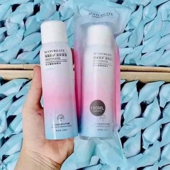 XỊT CHỐNG NẮNG TRẮNG DA MAYCREATE MOISTURIZING SPRAY 150ML