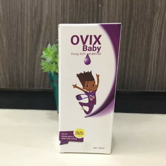 Dung dịch vệ sinh mũi Ovix Baby 20ml