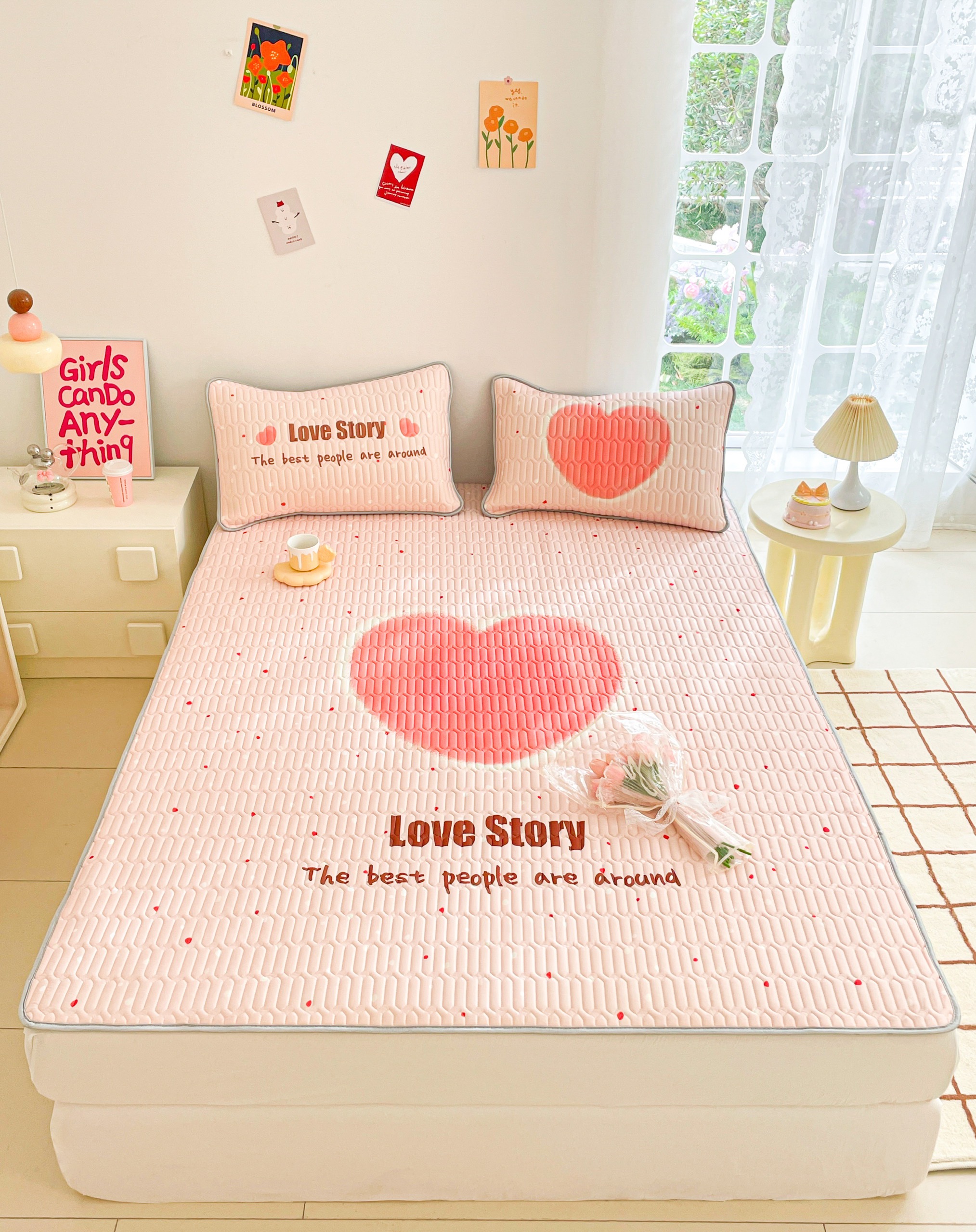 Chiếu điều hòa mát lạnh,chiếu cao su non 5d tencel latexx cực mát cực êm,size 1m6x2m-1m8x2m