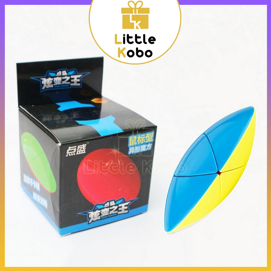 Rubik DianSheng Mouse 2x2 Cube Rubic Biến Thể Stickerless Đồ Chơi Trí Tuệ Trẻ Em Phát Triển Tư Duy - Little Kobo
