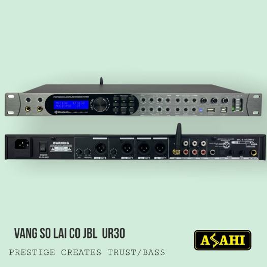 Vang Cơ Lai Số JBL UR30 -Chống Hú Cực Tốt, Vang Số Chỉnh Cơ Chuyên Nghiệp-Chỉnh Echo Và Reverb Riêng, Màn Hình Led Hiển Thị, Hát Nhẹ, Âm Thanh Vượt Trội Chuẩn Mực, Đầy Đủ Kết Nối Bluetooth 5.0, Av, Usb (Optical)