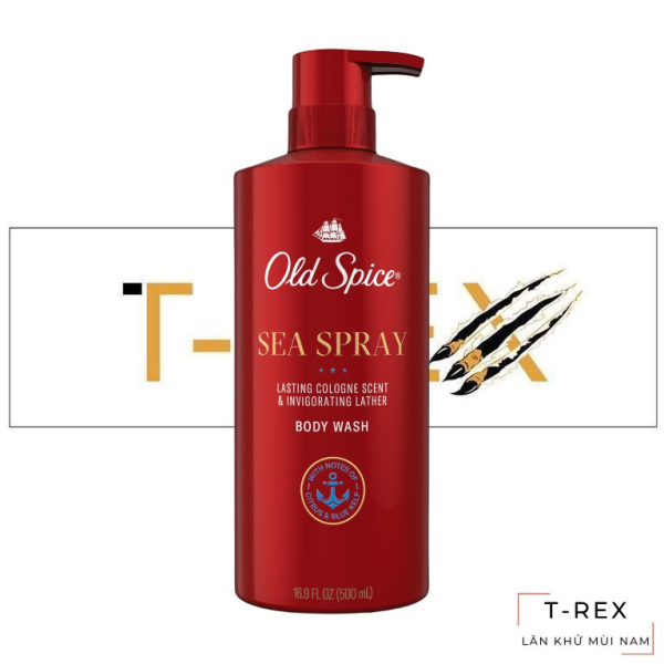 [HCM]Sữa Tắm Old Spice Sea Spray With Notes Of Blue Kelp 500ML