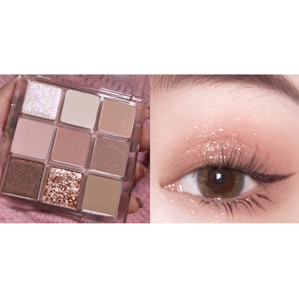 Bảng Phấn Mắt 9 Màu Dikalu Coco Venus