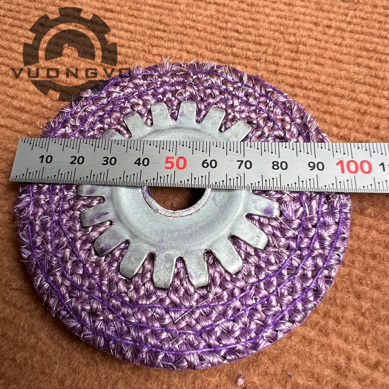Colored stainless steel polished coir 100x16mm