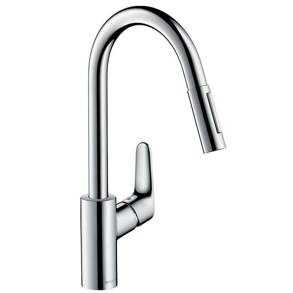 (Hàng Đức) Vòi bếp rút dây Hansgrohe Focus 31815000