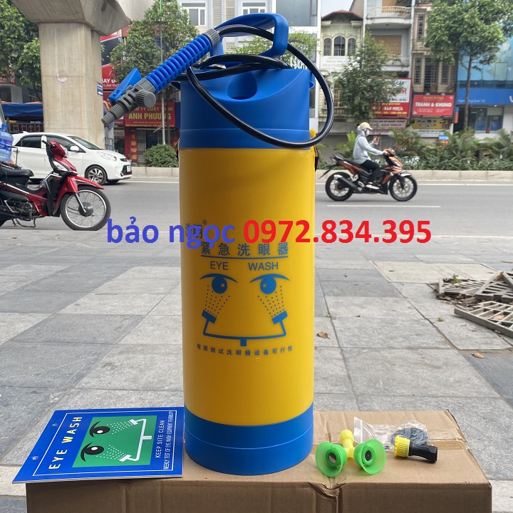 BÌNH RỬA MẮT, VÒI RỬA MẮT KHẨN CẤP 3L,5L,8L,