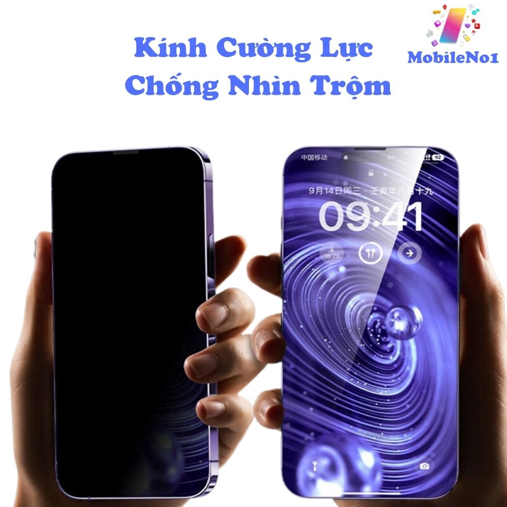 Cường lực chống nhìn trộm iphone,cường lực chống nhìn trộm,cường lực tự dán iphone x/xs/xsmax/11/12/13/14/pro/promax-mobileno1