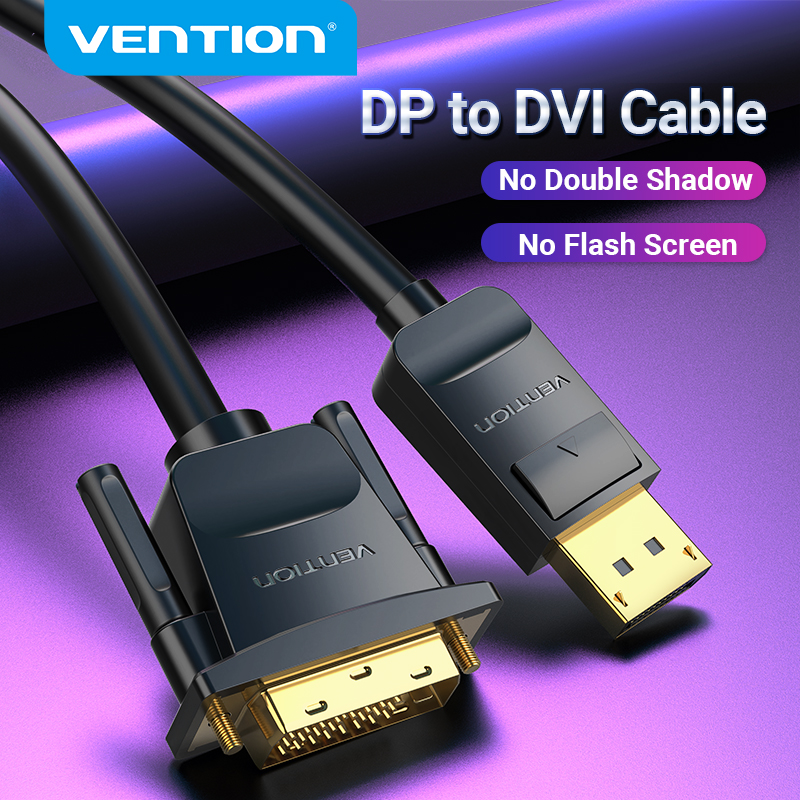 Bảng giá Vention Cáp DisplayPort to DVI 1080P 60Hz DP to DVI-D 24+1 Cable DP Male to DVI Male to Cable for Projector Monitor DP to DVI Cable Phong Vũ