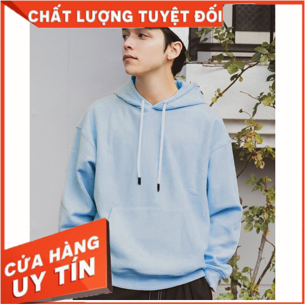Áo Hoodie Trơn Basic Nam Nữ Có Nhiều Màu Lựa Chọn
