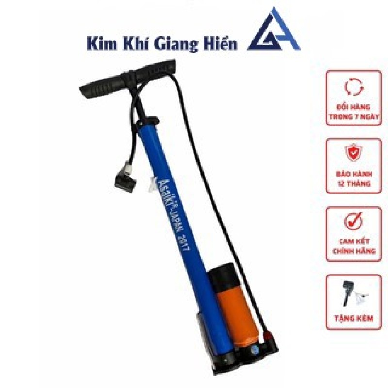 Bảng giá Bơm tay xe đạp Asaki ống bơm xe máy chính hãng - Kim Khí Hiền Giang Phong Vũ