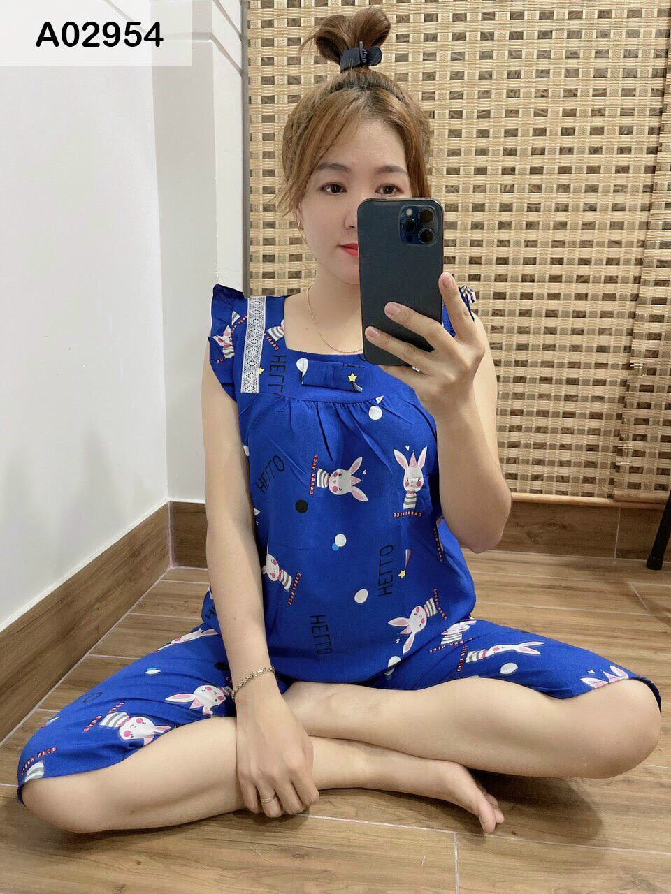 Set Bộ Kate Lụa Lững Dễ Thương
