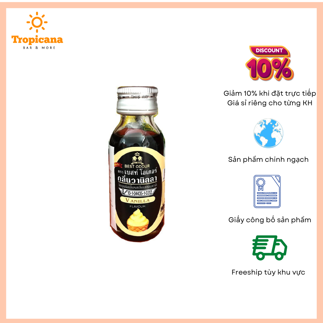 Tinh dầu vani Best Odour 30ml