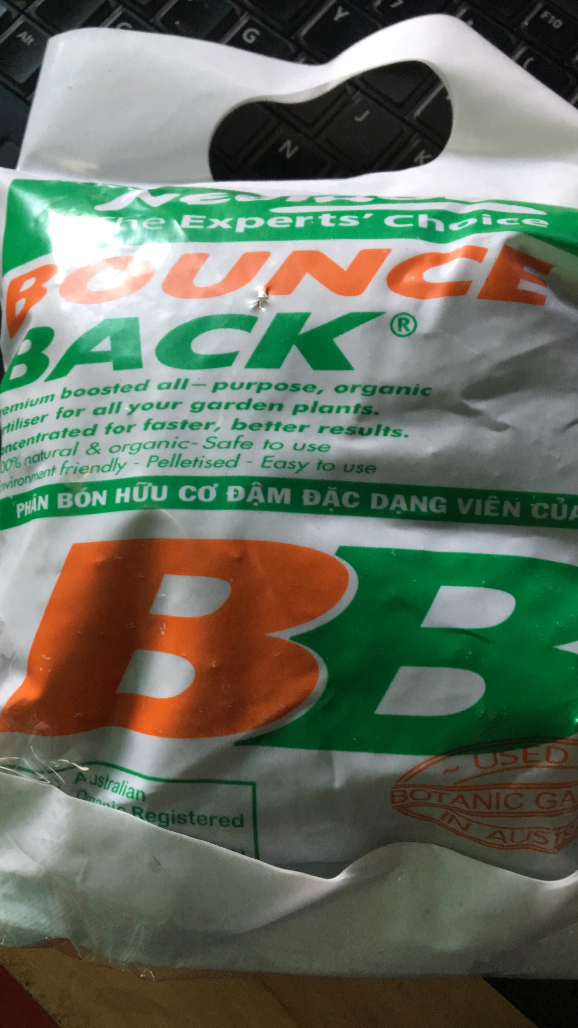 Phân bón hữu cơ Bounce Back dạng viên nén