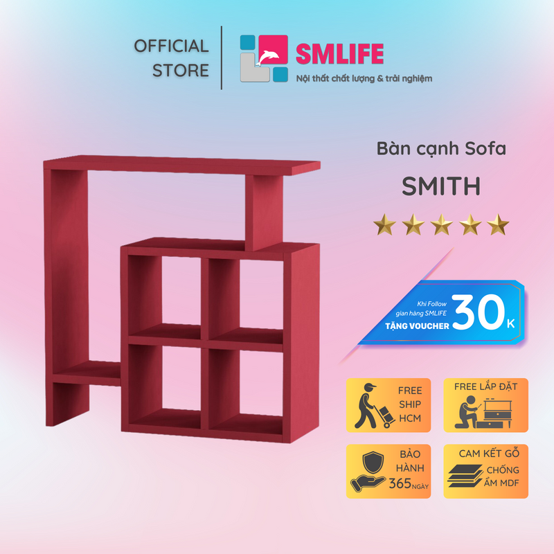 Bàn cạnh sofa smlife smith