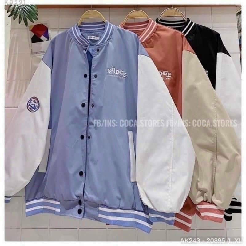[HCM]KHOÁC DÙ KIỂU BOMBER DÀY DẶN 3 MÀU TP TKT