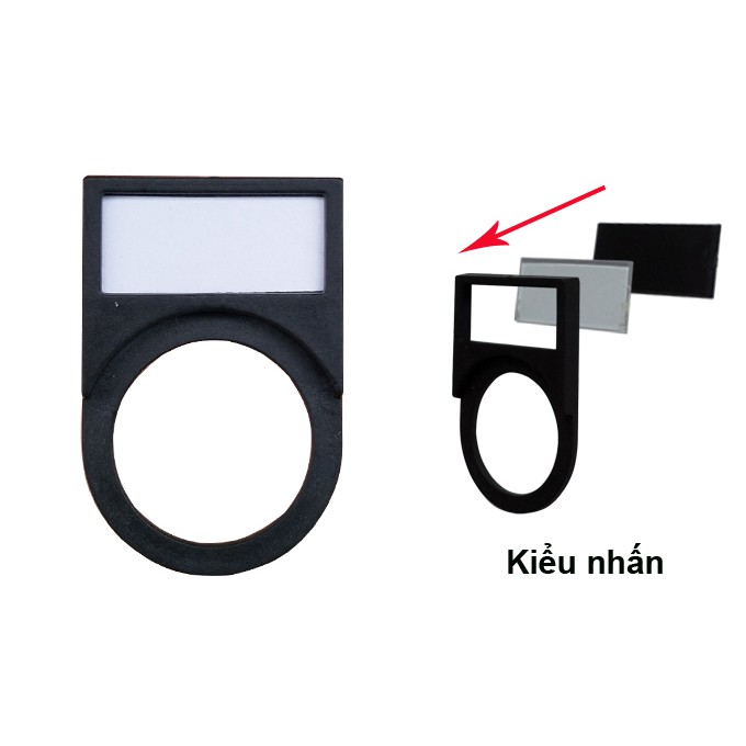 Nhãn nút nhấn gắn tủ điện các kích thước phi 22, phi 25 ( túi 100 cái ) tbd123