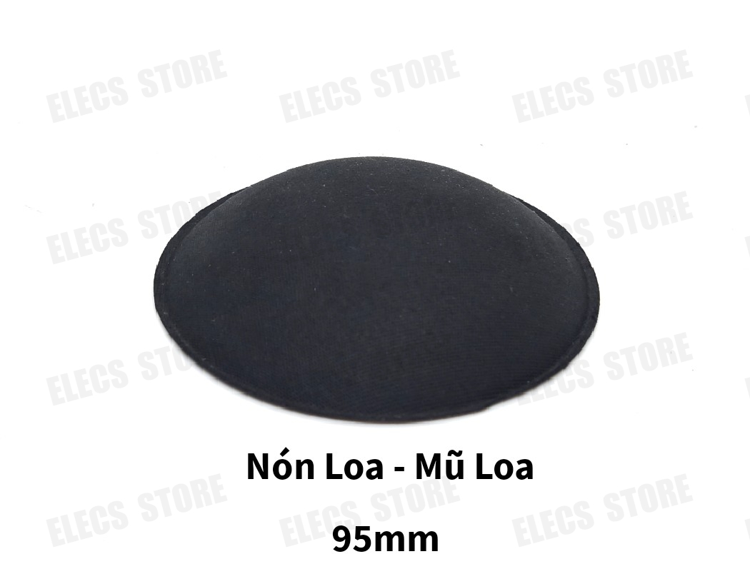 Nón Loa, Mũ Loa Cỡ 95mm, Đen Nhám (1 Cái)