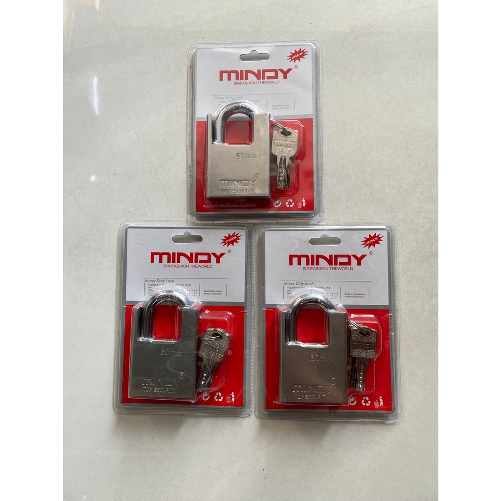 Ổ khoá chống cắt MINDY 60mm cao cấp