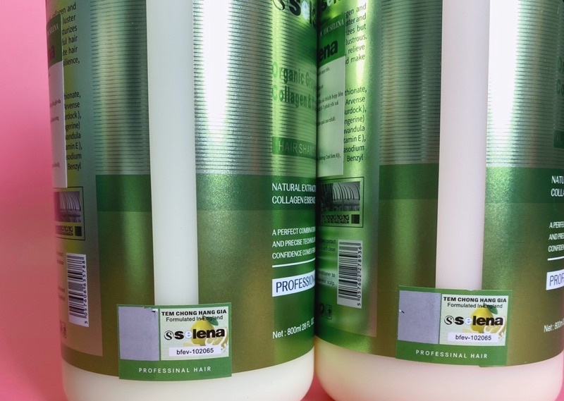 DẦU GỘI - DẦU XẢ BƯỞI SELENA NHẬP KHẨU 800ML