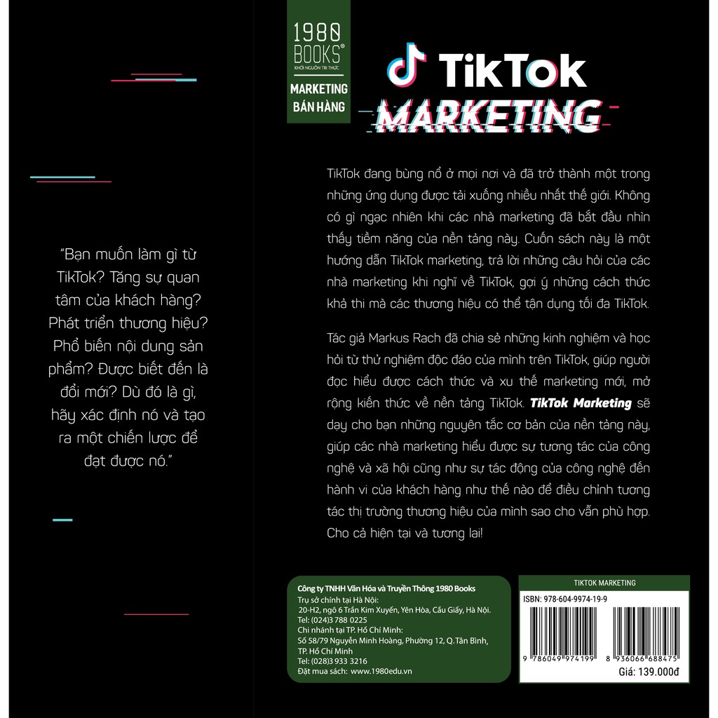Sách - Tiktok Marketing - Markus Rach
